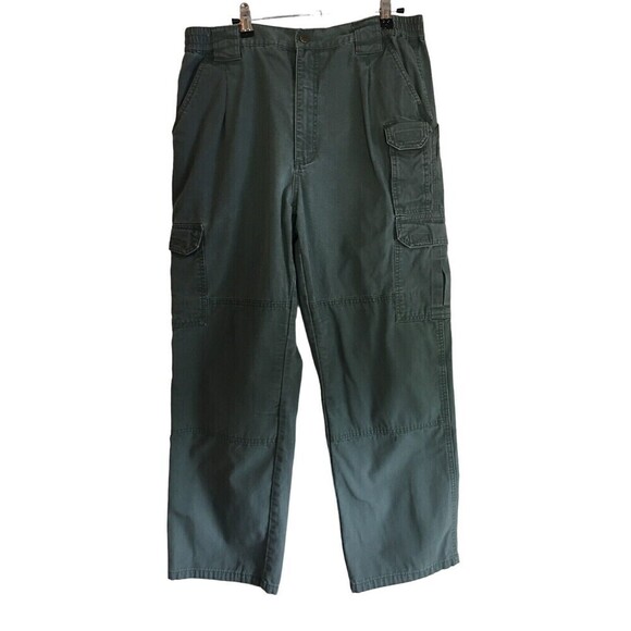 5.11 Tactical Series Pants Men's Size 34x30 Green Cotton Police EMT Pockets - Picture 1 of 9